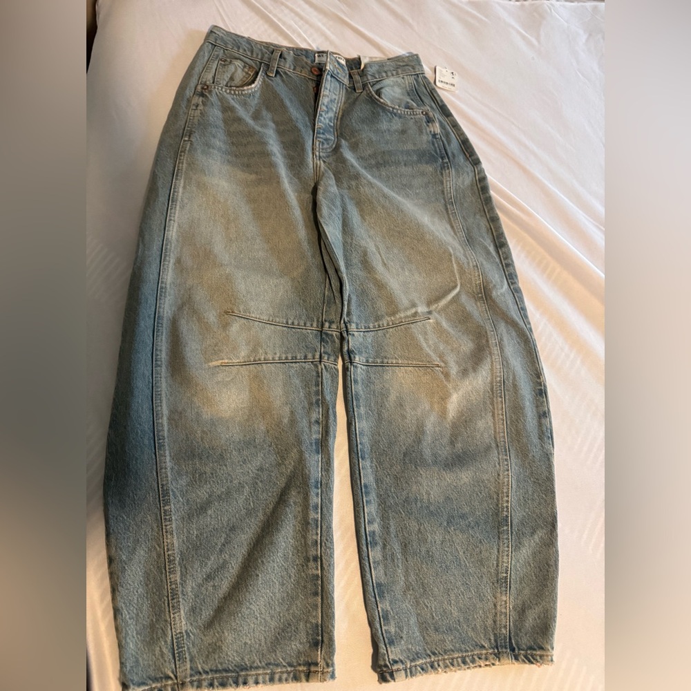 Free People Light Blue Relaxed Jeans